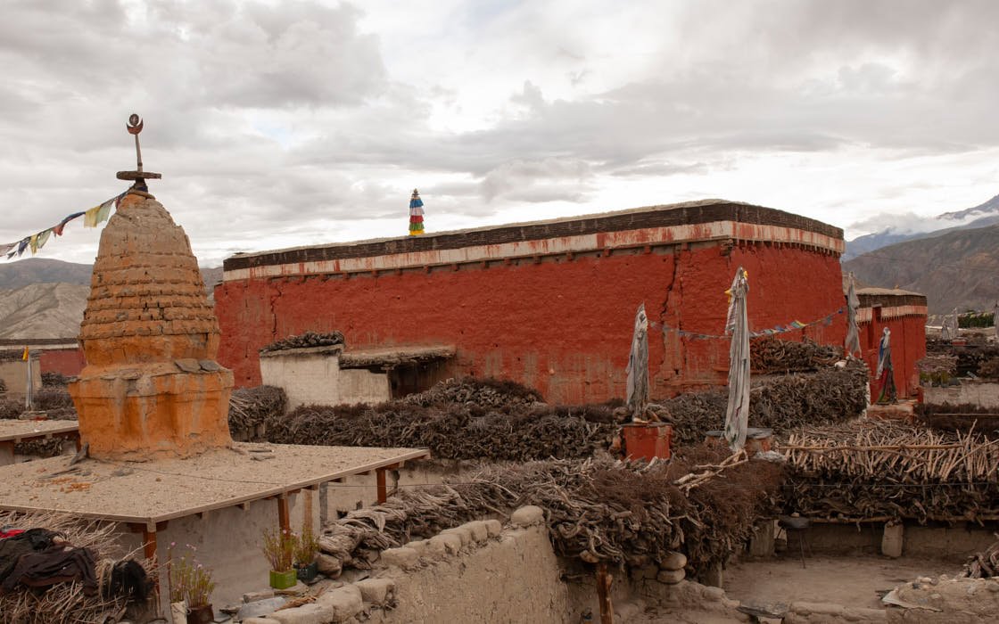 View of Tubchen Gonpa